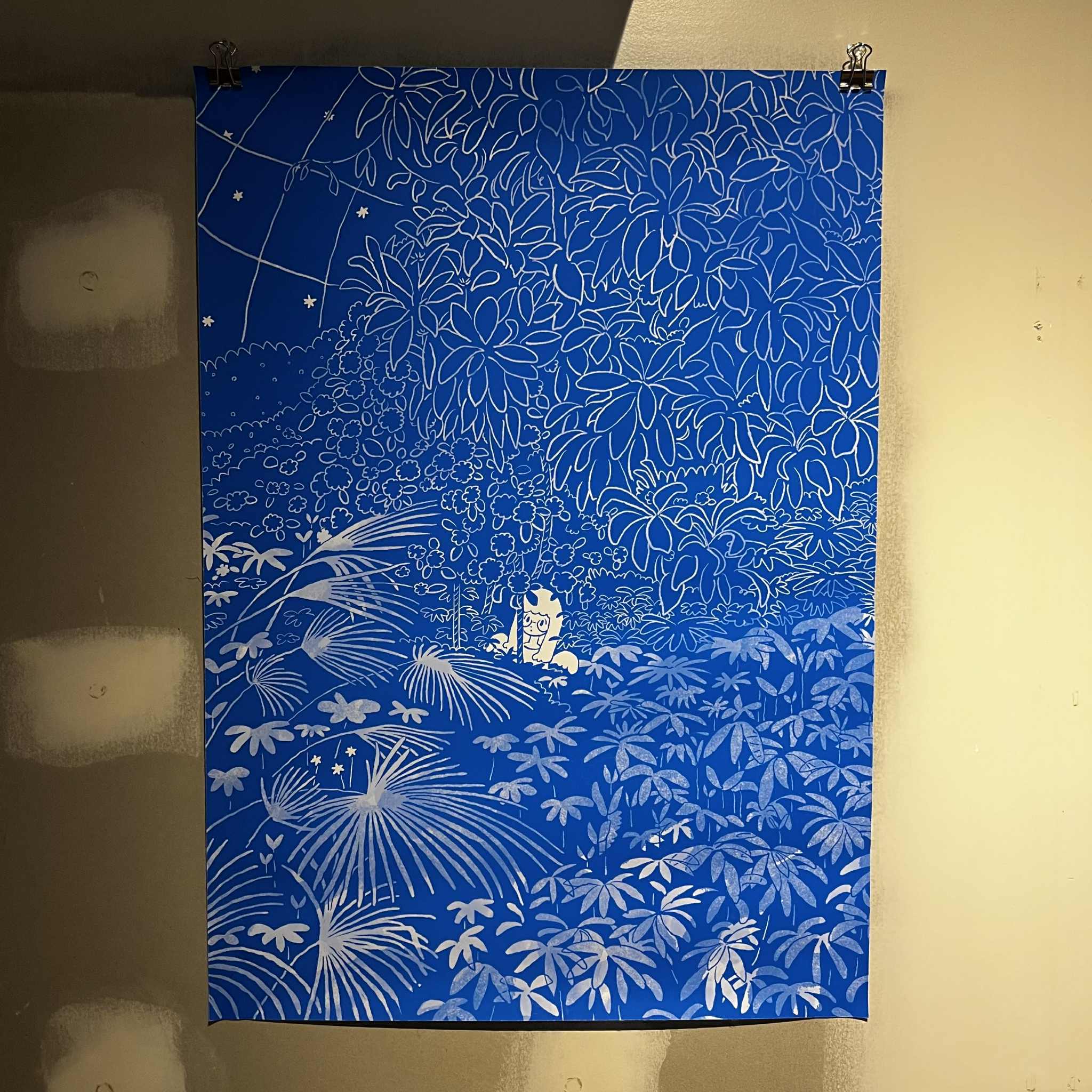 かしわ|夜の植物園 ポスター