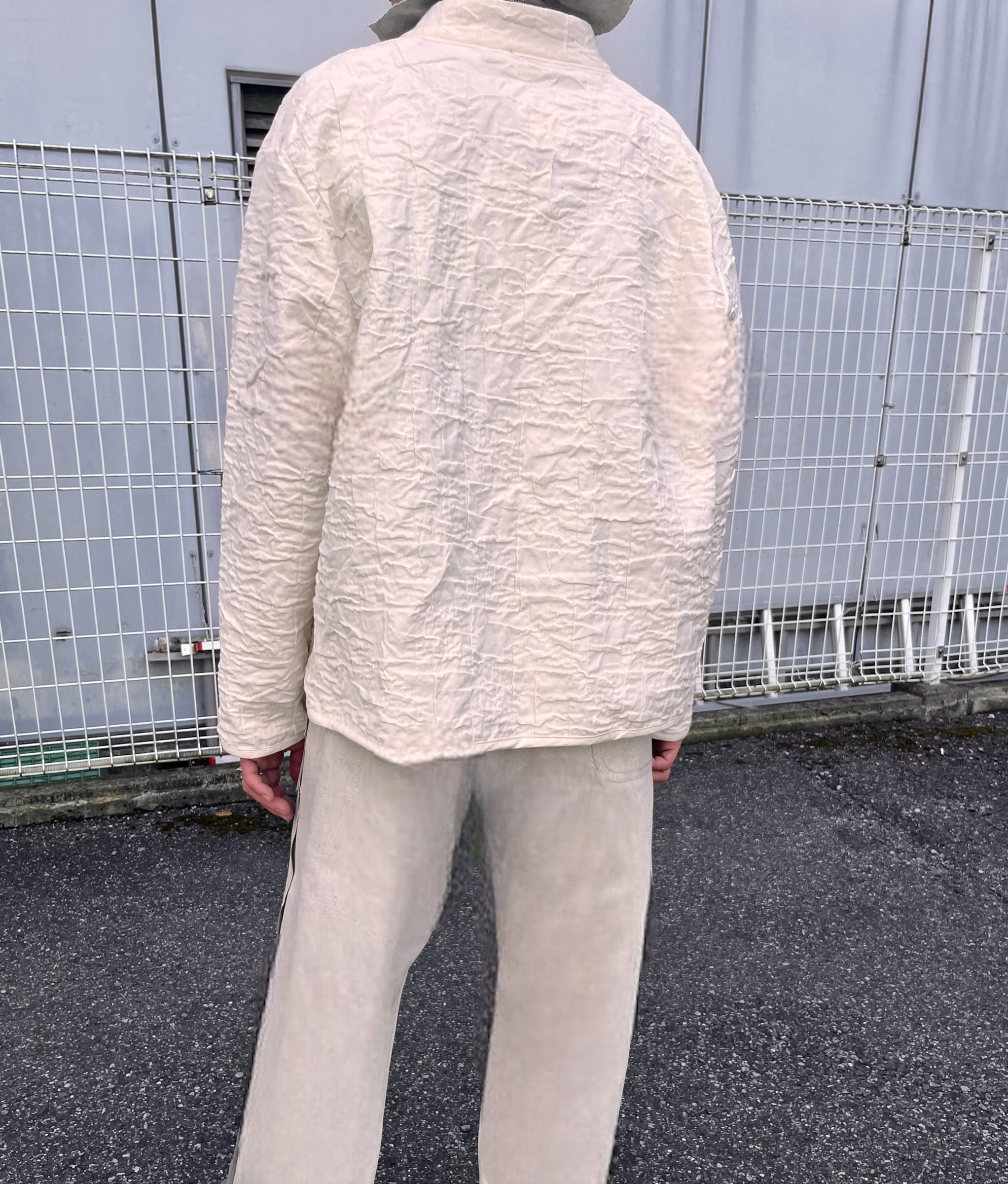 pelleq  [LIGHT DENIM EASY TROUSERS]