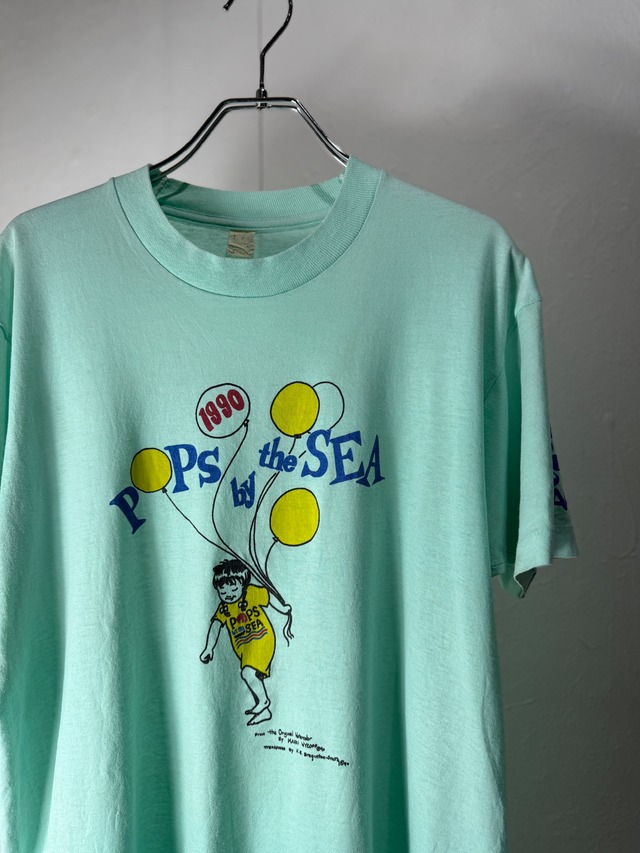 90’s USA made “POPS by the SEA” Staff T-shirt