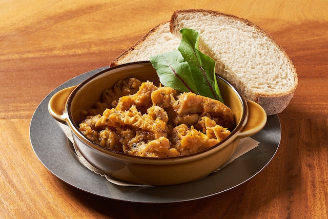 トリッパと自家製ソーセージの煮込み