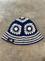 クロシェ ニットバケット Croche ネイビー/クローム