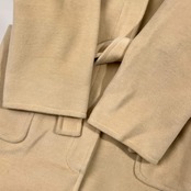 イタリア製 MaxMara マックスマーラ 比翼 コート 38/アイボリー レディース