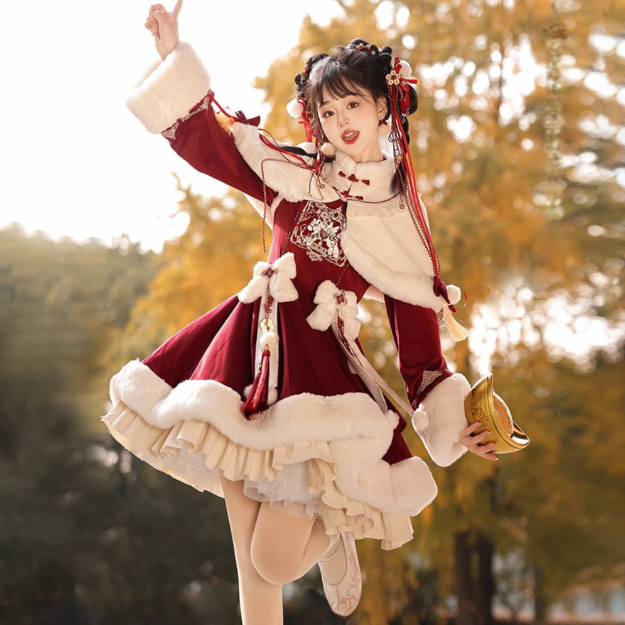 エンジェルロリータ セットアップ ネックレス付き コンカフェ衣装 コスチューム 舞台衣装