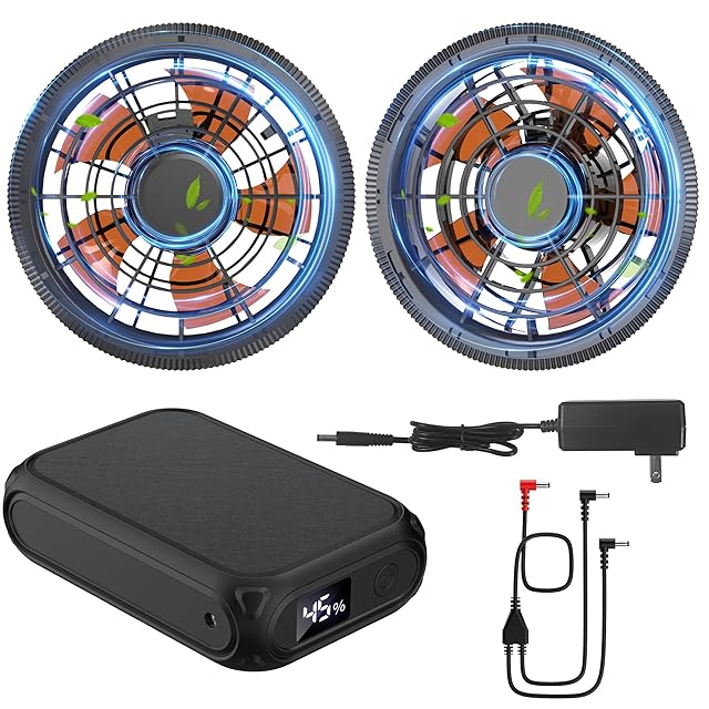 43Vファンバッテリーセット 2025年世界最大級 空調作業服用ファン