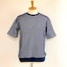 Big Waffle Crew Neck T-shirts　Navy