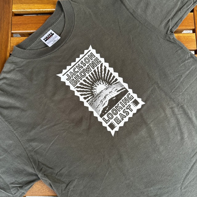 1990'S JACKSON BROWNE T-SHIRT OLIVE L