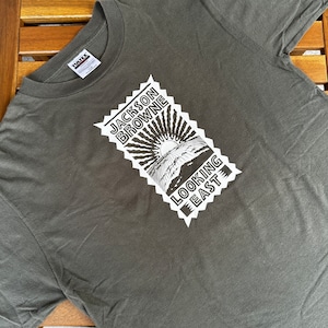 1990'S JACKSON BROWNE T-SHIRT OLIVE L