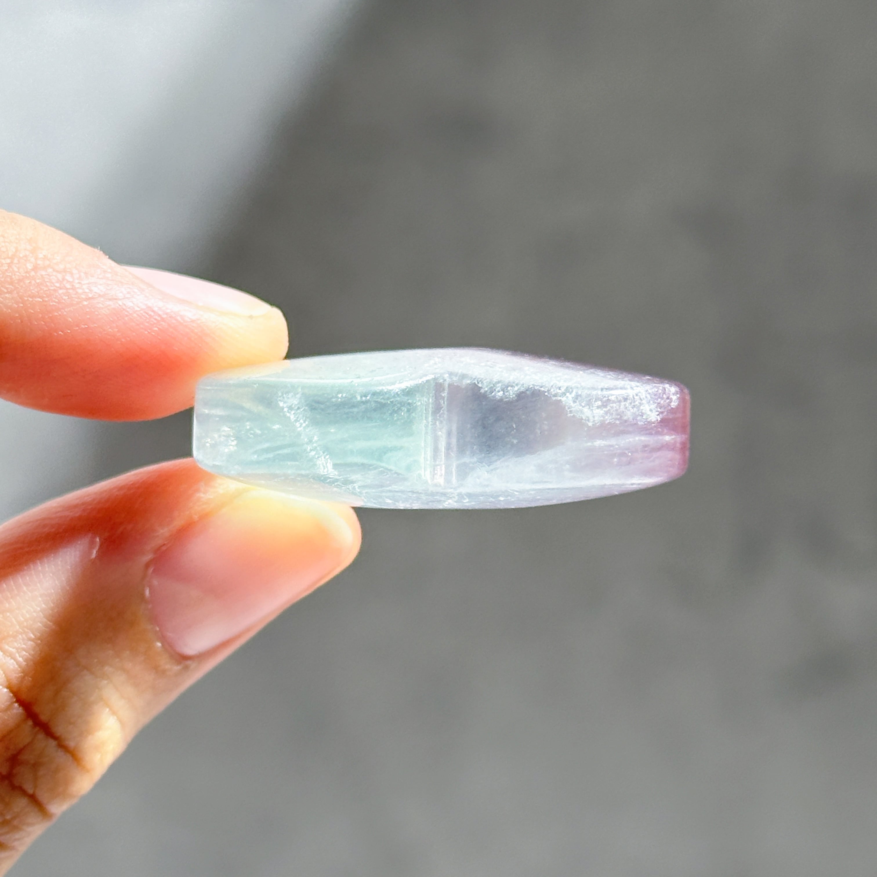 レインボーフローライト ハート63◇ Rainbow Fluorite ◇天然石・鉱物
