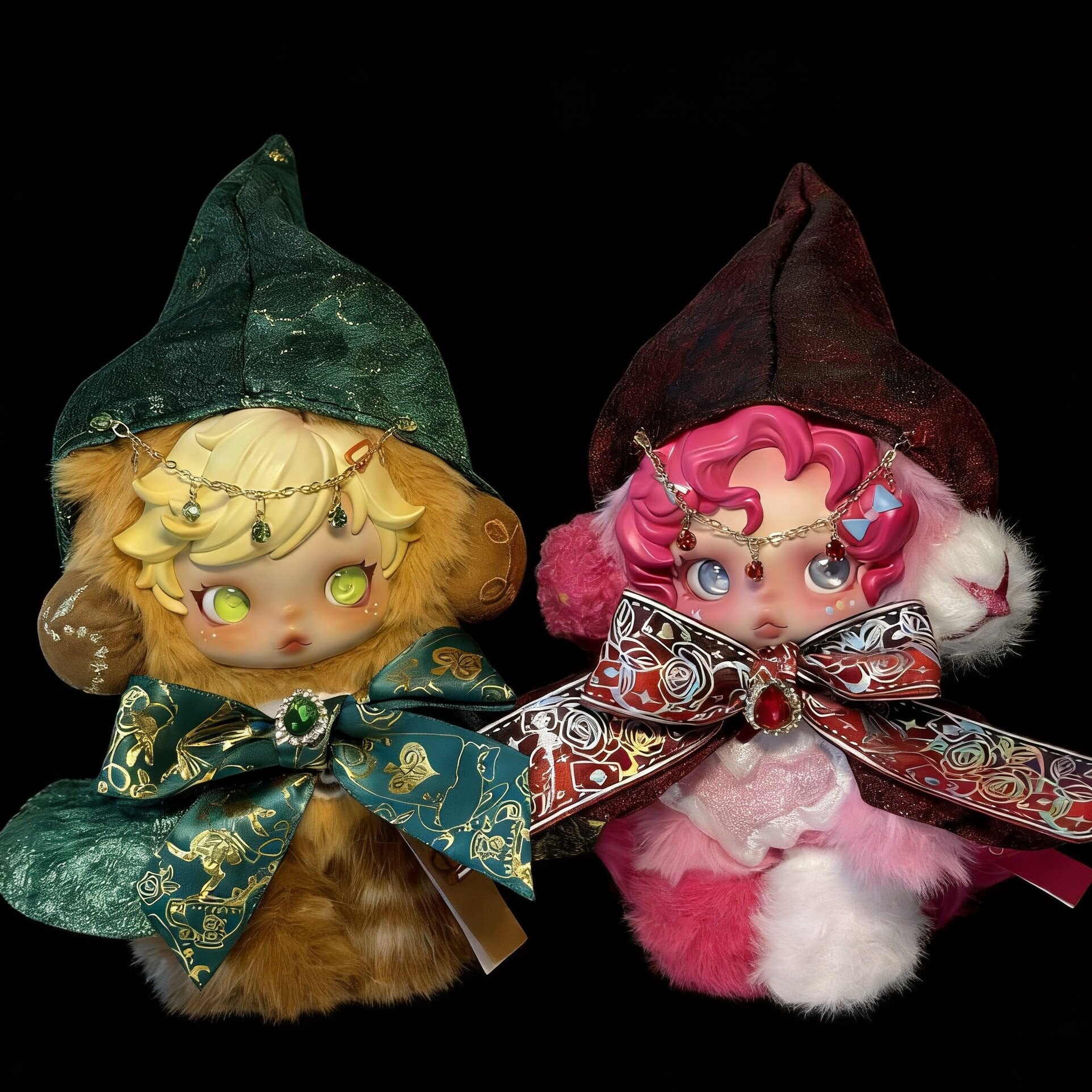 スカルパンダ ぬいぐるみ用 魔法使い フード付きマント+スカート