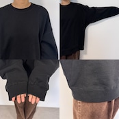 USコットンBIGスウェットPO/ブラック