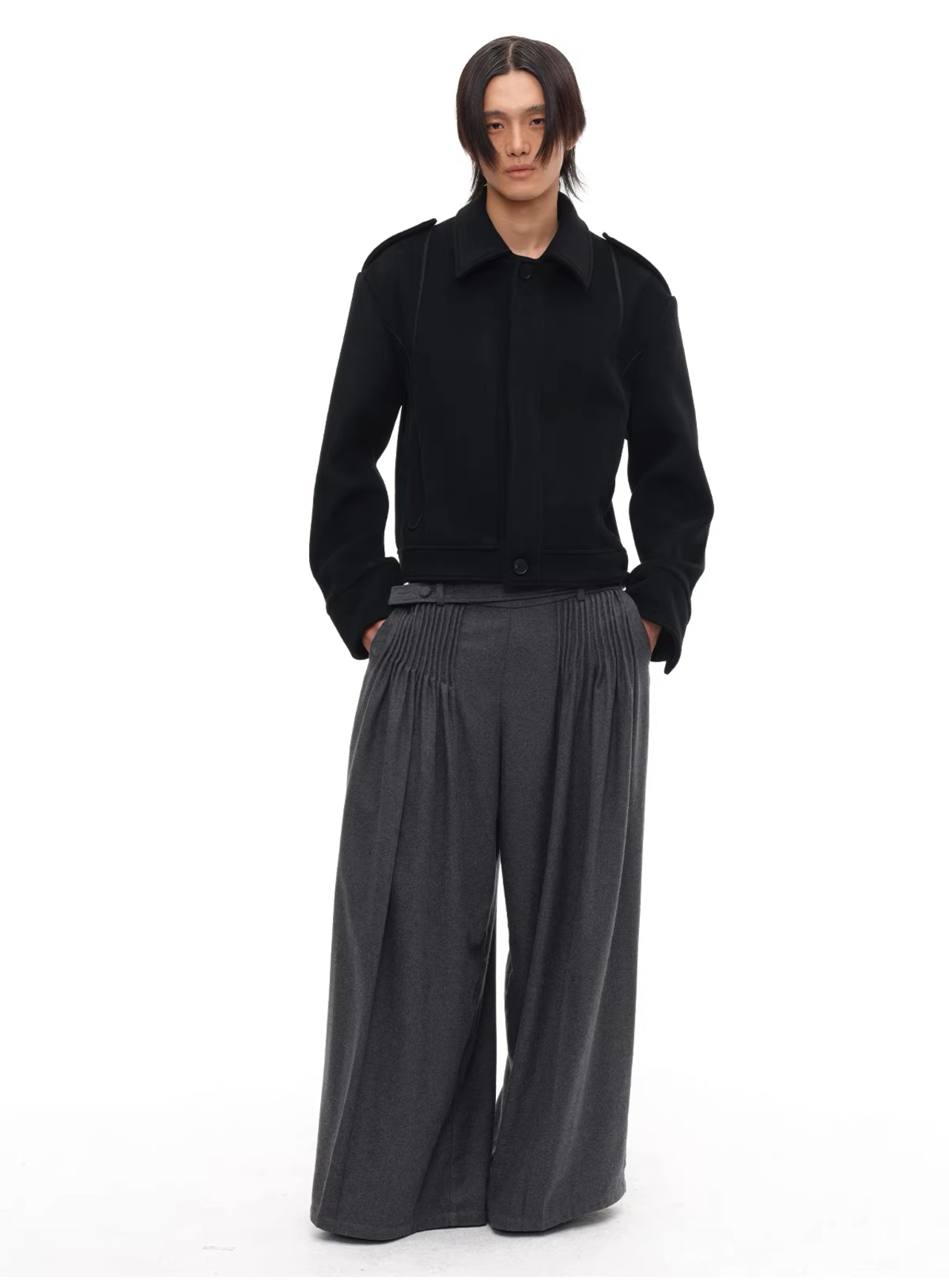 JCAESAR STUDIO Wool Arc Jacket