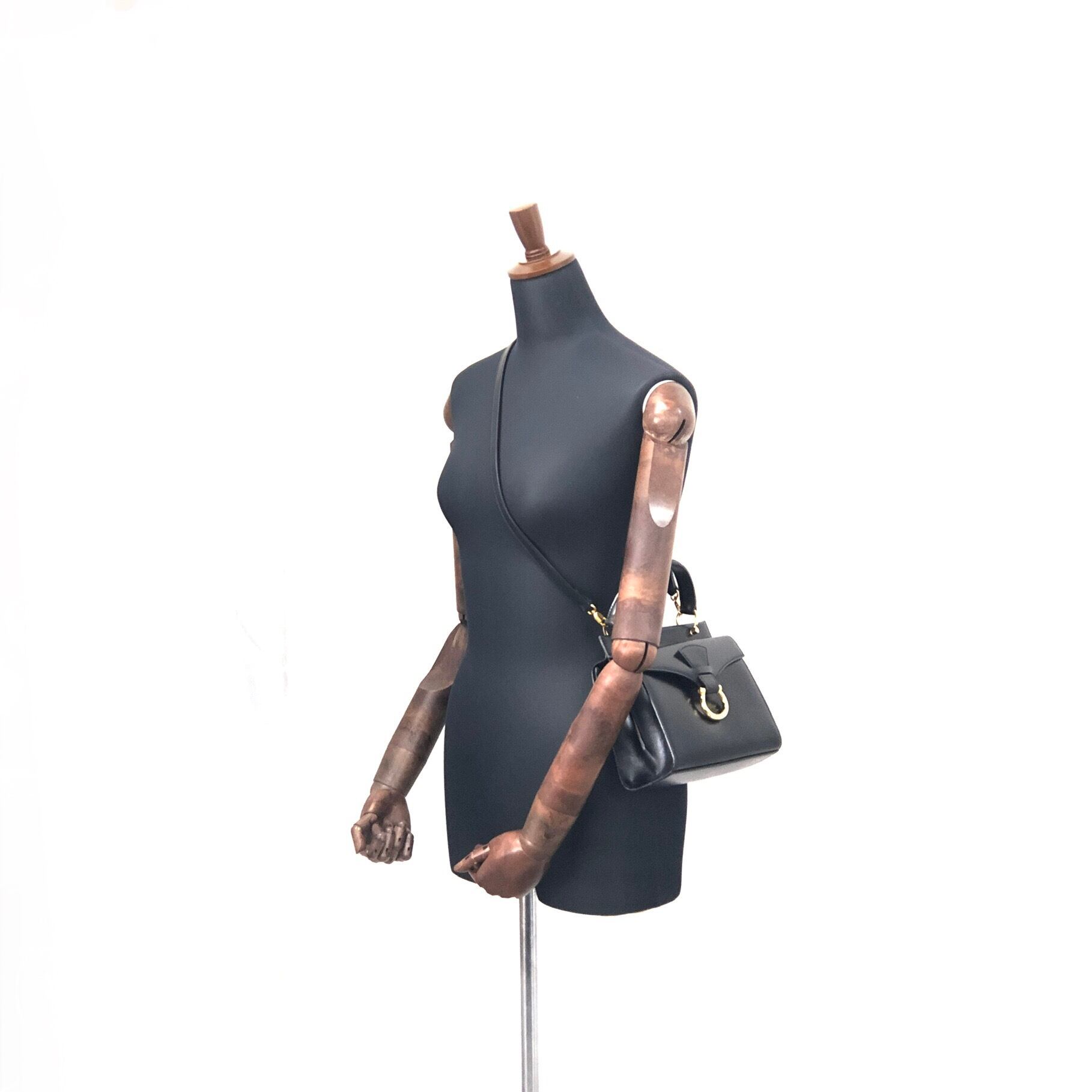 CELINE ショルダーバッグホースビット レザー 2way vintage CELINE セリーヌ ショルダーバッグ ブラウン ホースビット