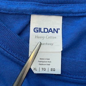 【GILDAN】企業系 弁護士事務所 バスケットボール アーチロゴ プリント 半袖Tシャツ X-Large オーバーサイズ us古着