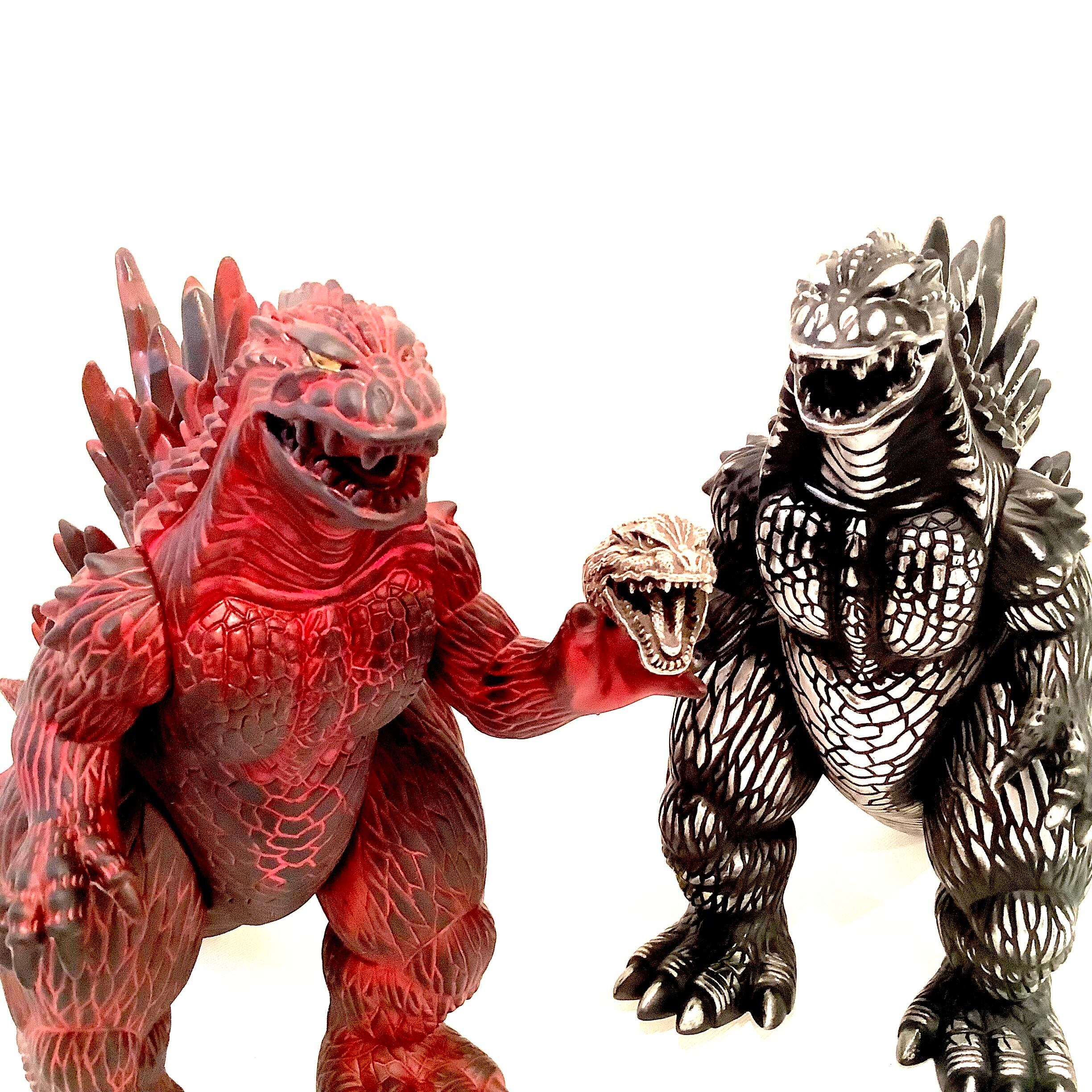 マルサン 1999 ミレニアムゴジラ 2000 millennium GODZILLA Silver Ver