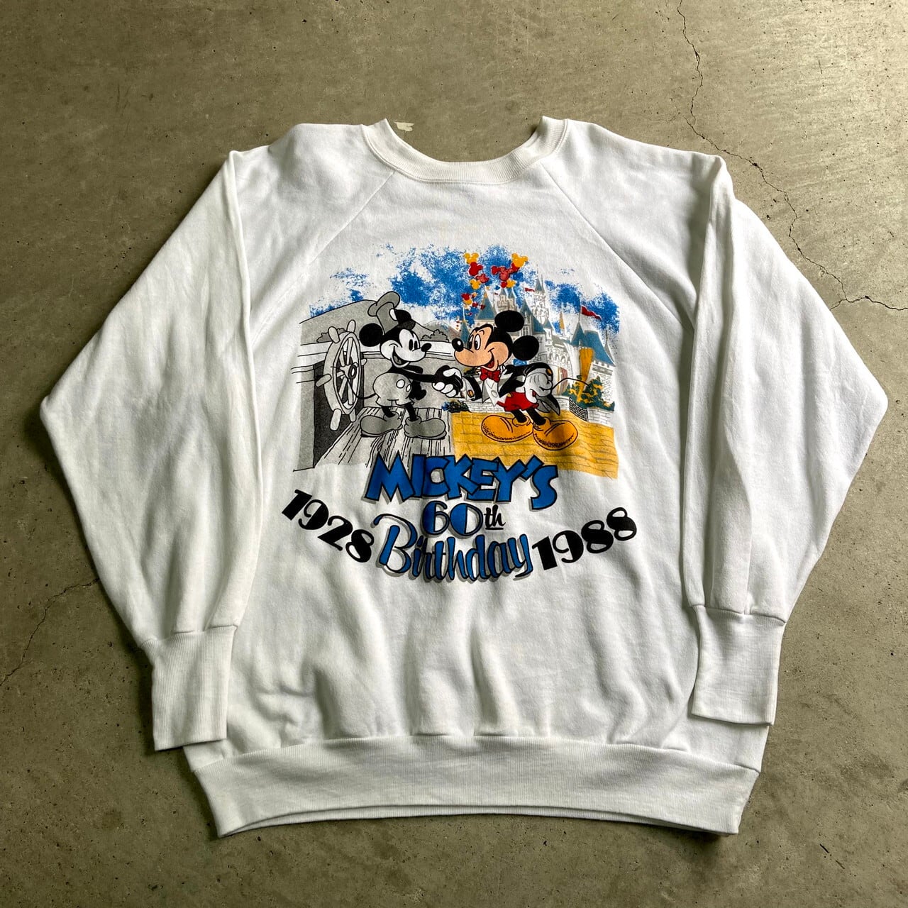 【激レア】ディズニー スウェット トレーナー  90s フレンズ 刺繍 XL