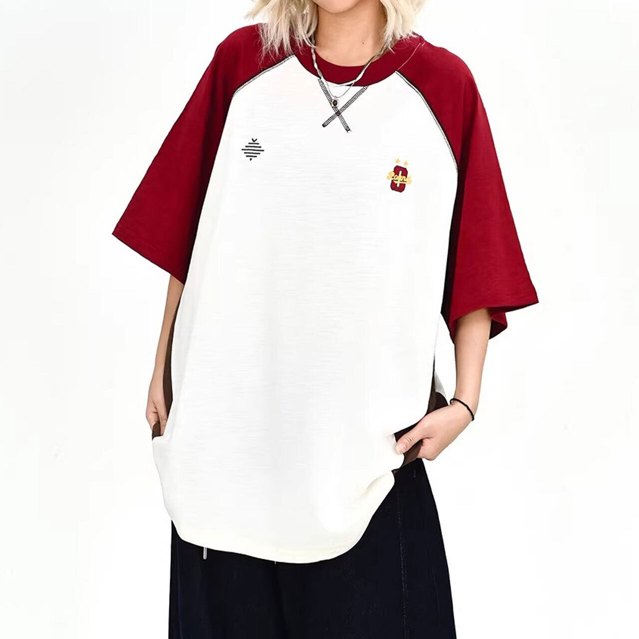 プレーンニュアンスシンプルラインロングスリーブトップス 2col R02124