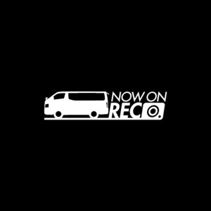 NV350キャラバンバン【E26系】録画中 ステッカー NV350キャラバンバン【E26系】録画中 ステッカー