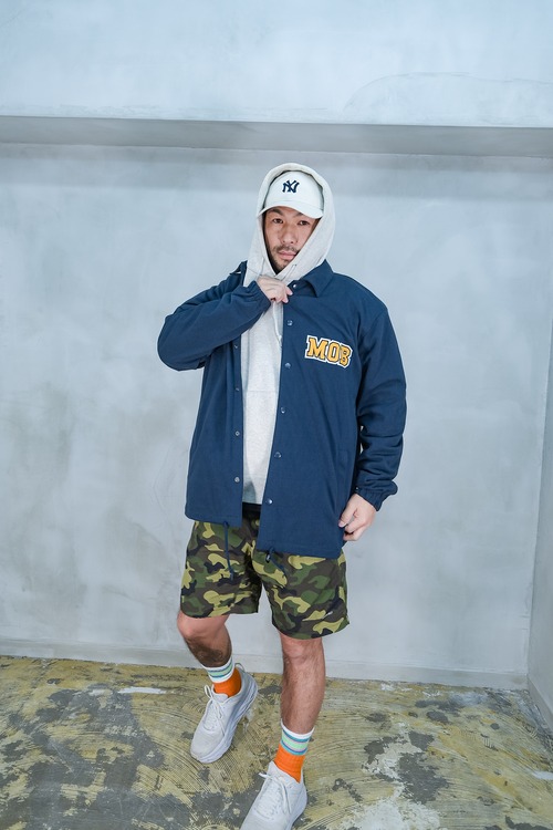 SLUGGER MOB"ALL YOU NEED IS MOB"Cotton Jersey Jacket ASH【Made to order】