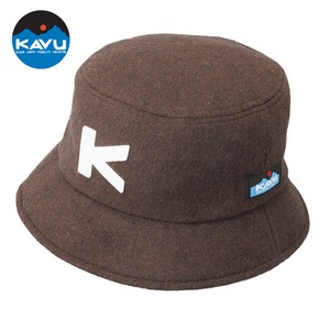 KAVU カブー ウール Kハット バケットハット ウールハット 帽子 メンズ レディース ジャパンフィット アウトドア 冬 Lサイズ 19823023 BROWN