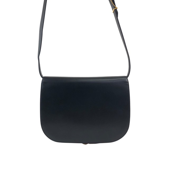 Cartier カルティエ サファイアライン ショルダーバッグ ネイビー レザー vintage ヴィンテージ オールド trvwwp