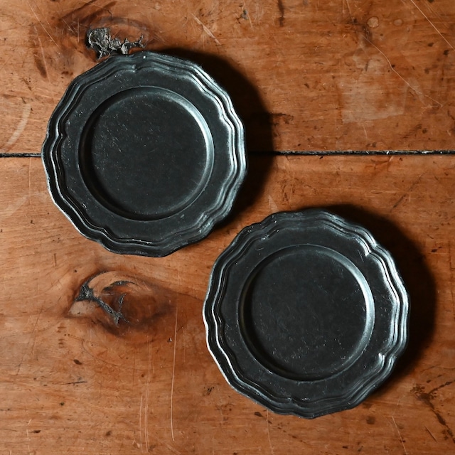 Pewter Plate / ピューター プレート【A】〈 お皿・エタン・収納・店舗什器・食器・アンティーク・ヴィンテージ 〉113965