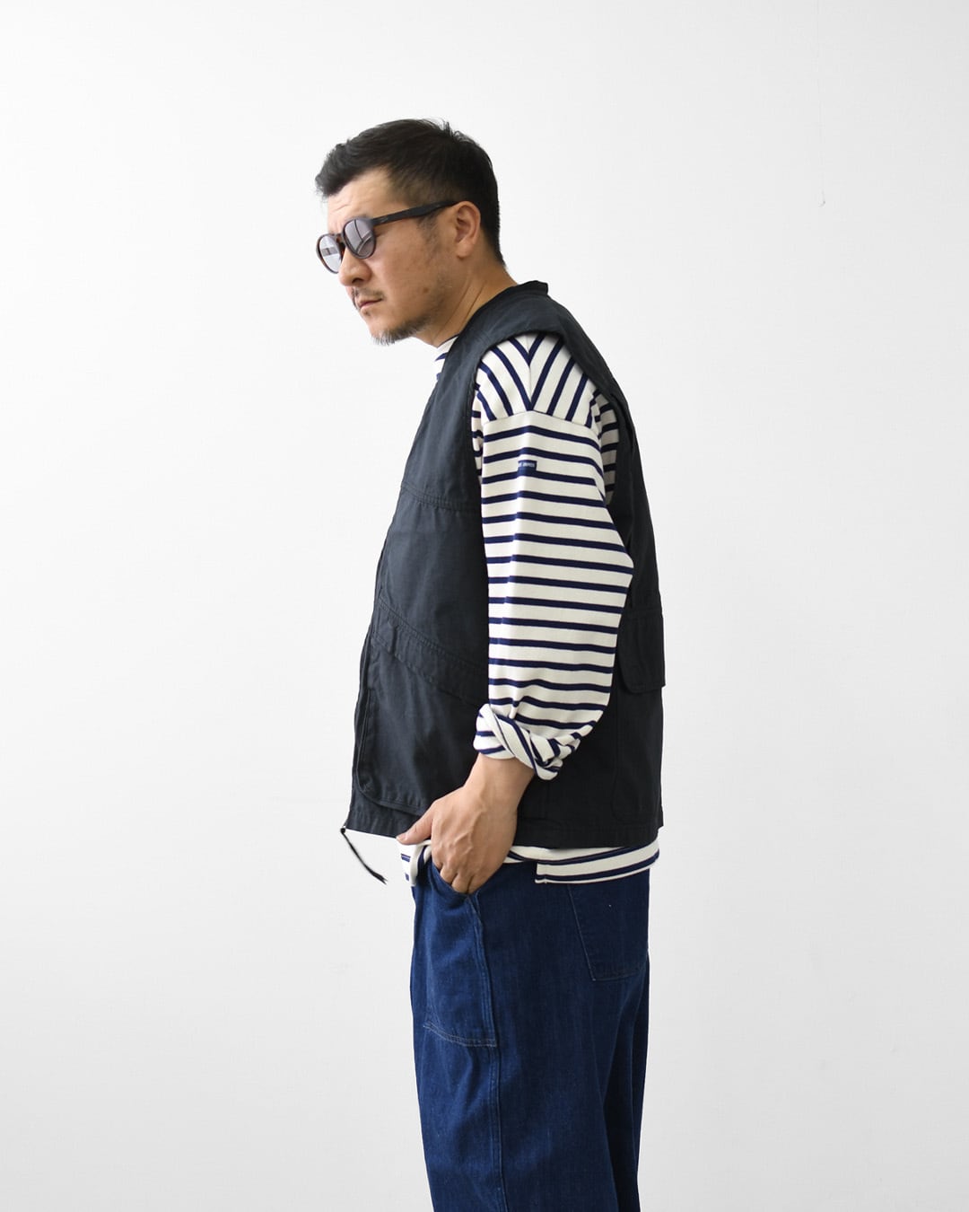 orslow [オアスロウ]UTILITY VEST -NAVY- [01-9020-02] ユーティリティ