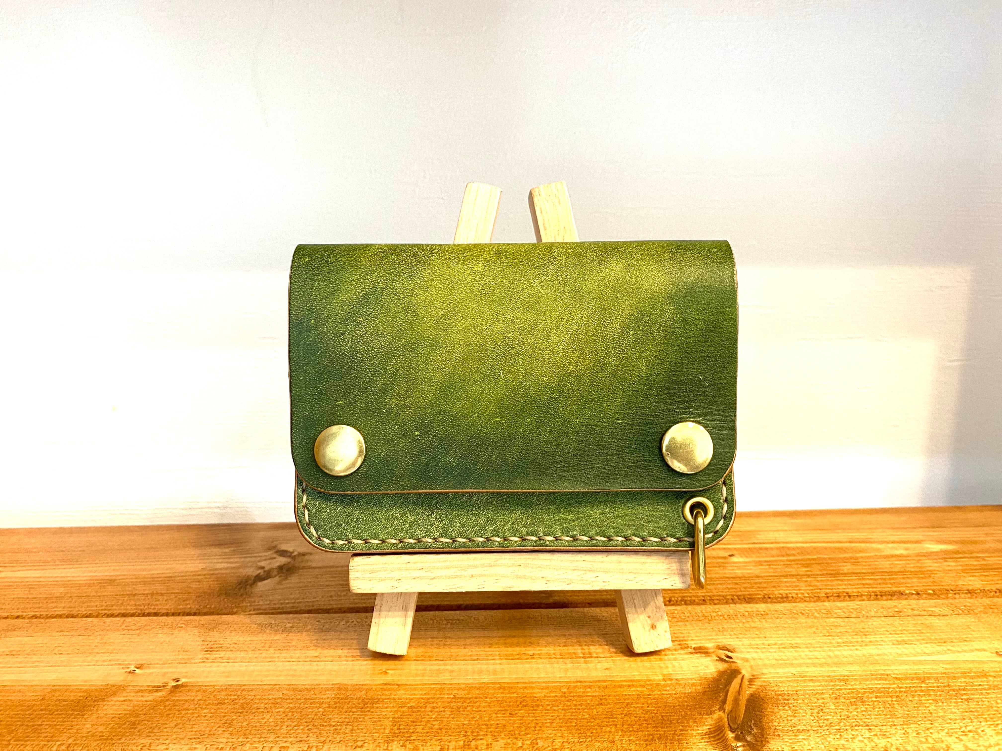 トラッカーウォレット　TWS-GR ミニ　コンパクト　緑　財布 トラッカーウォレット TWS-GR ミニ コンパクト 緑 財布 | ashitae