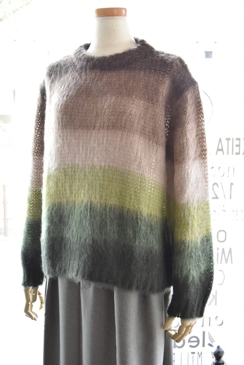 FLOOR(フロール) 25A/W モヘアプルオーバーニット