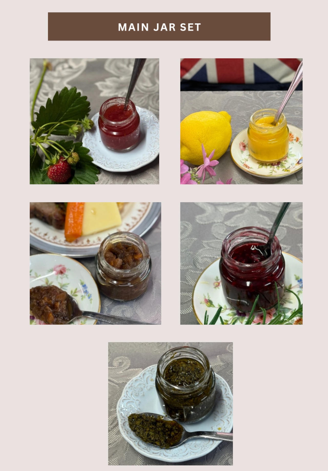 40gの瓶詰め 5種類のセット <冷蔵配送>