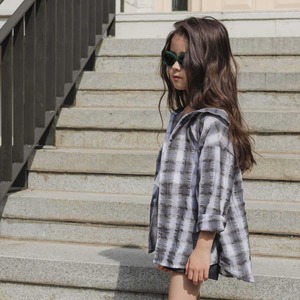 «予約»«ジュニアサイズあり»«Urban rabbit» チェックフードジャケット