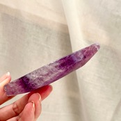 リーフディッシュ＊葉っぱ＊お皿＊パープルフローライト＊アクセサリートレイ＊天然石インテリア＊置き物