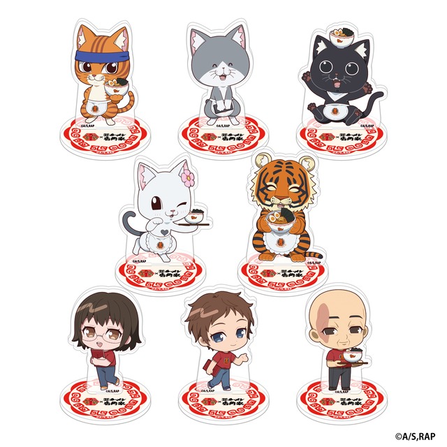 TVアニメ『ラーメン赤猫』× 壱角家 コラボ限定 アクリルスタンド（ブラインドパッケージ）