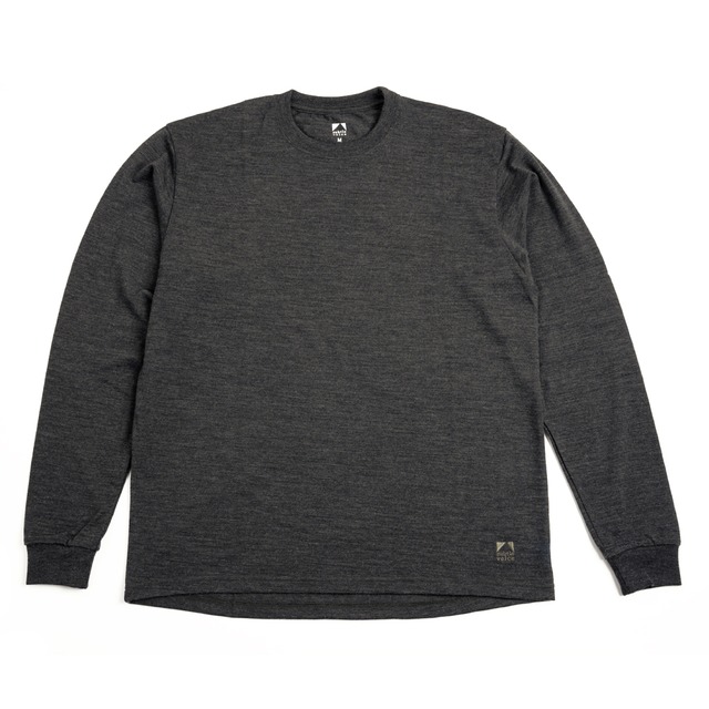 SV Wool Tee Long Sleeve [Charcoal Grey]