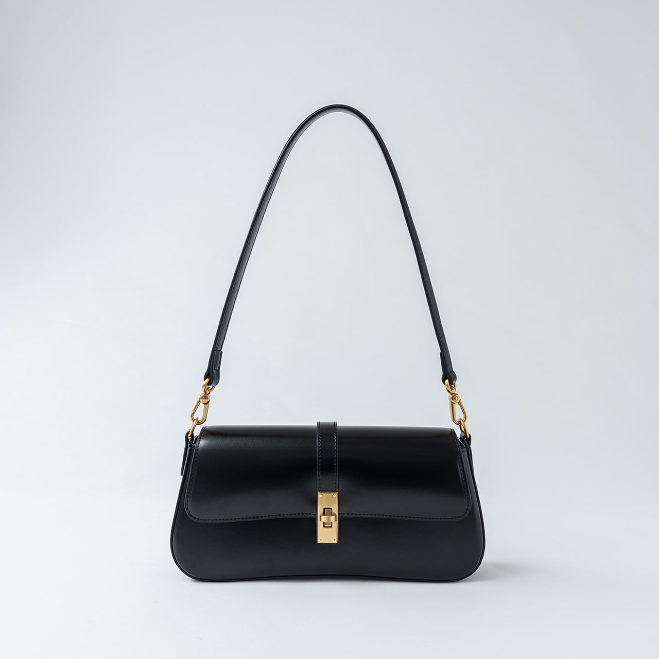 Turn Lock Bag【タームロックバッグ】本革　3way