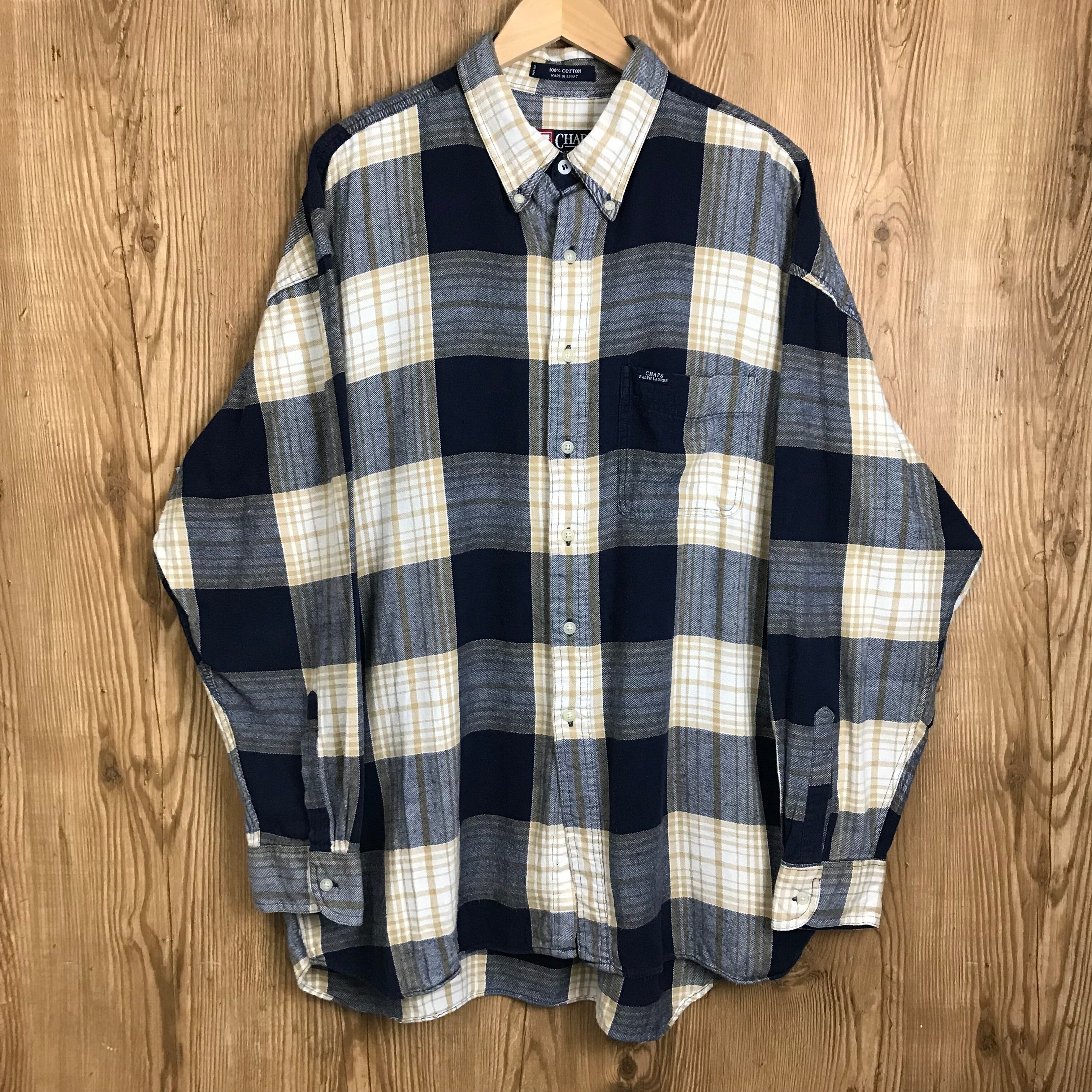 90s ラルフローレン ヘリンボーンシャツ アメリ海軍 アメカジ アメリカ古着 90s ラルフローレン ヘリンボーンシャツ アメリ海軍 アメカジ