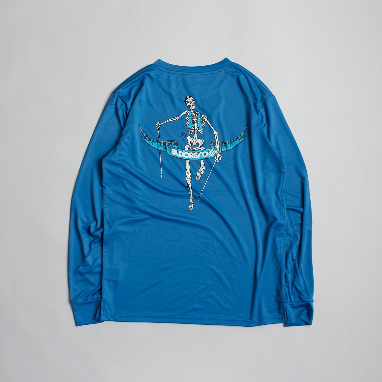 ELDORESO(エルドレッソ)Boneman Long Tee (Navy) ボーンマン ロングTシャツ(ユニセックス / 吸汗速乾)