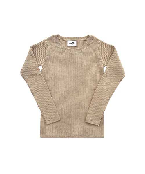 MABLI　SYLFAEN SKINNY RIB - BISCOTTI (4y-6y)