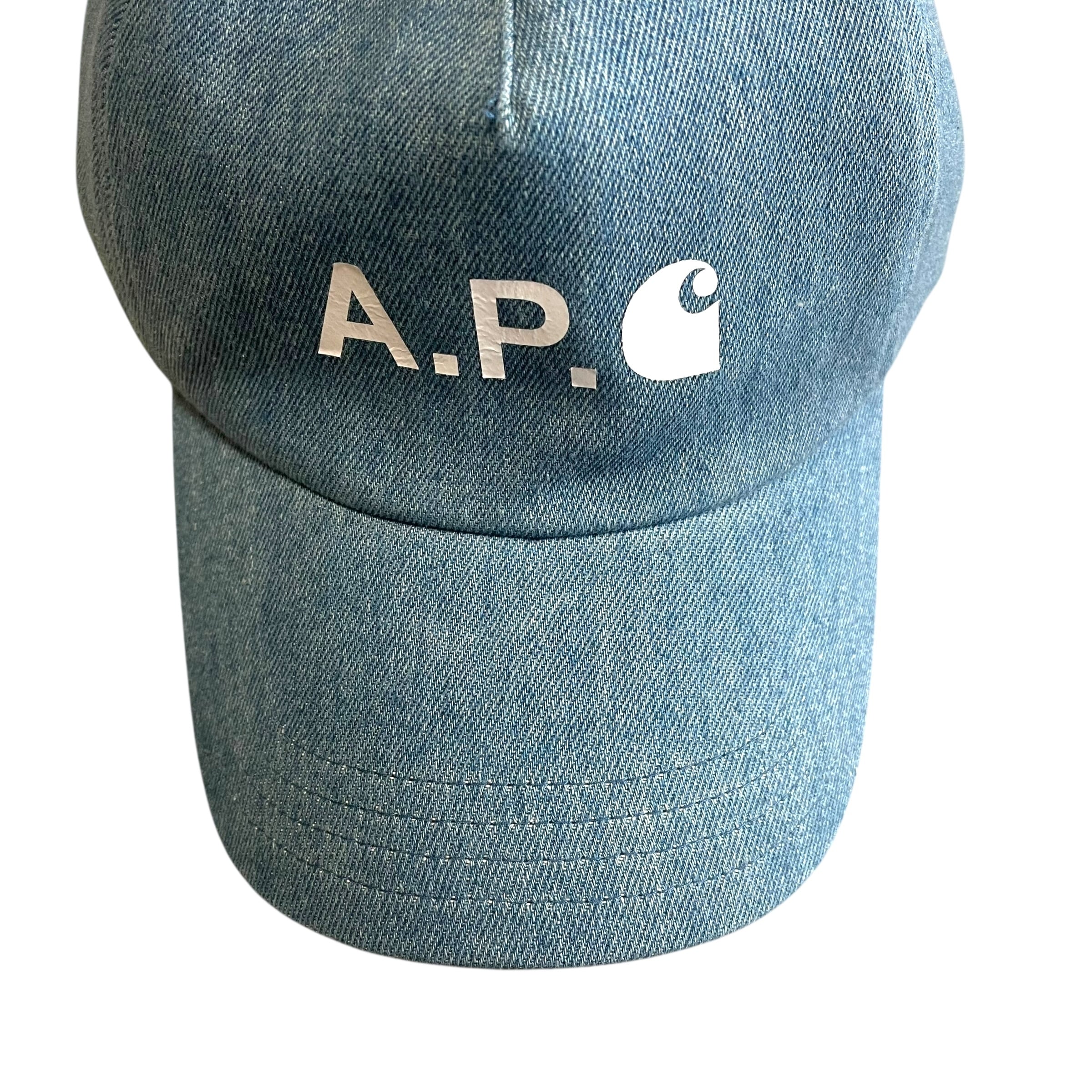 A.P.C. × CARHARTT WIP コラボ デニムキャップ 54cm ランクA】A.P.C. CARHARTT WIP DENIM CAP | TENTO.