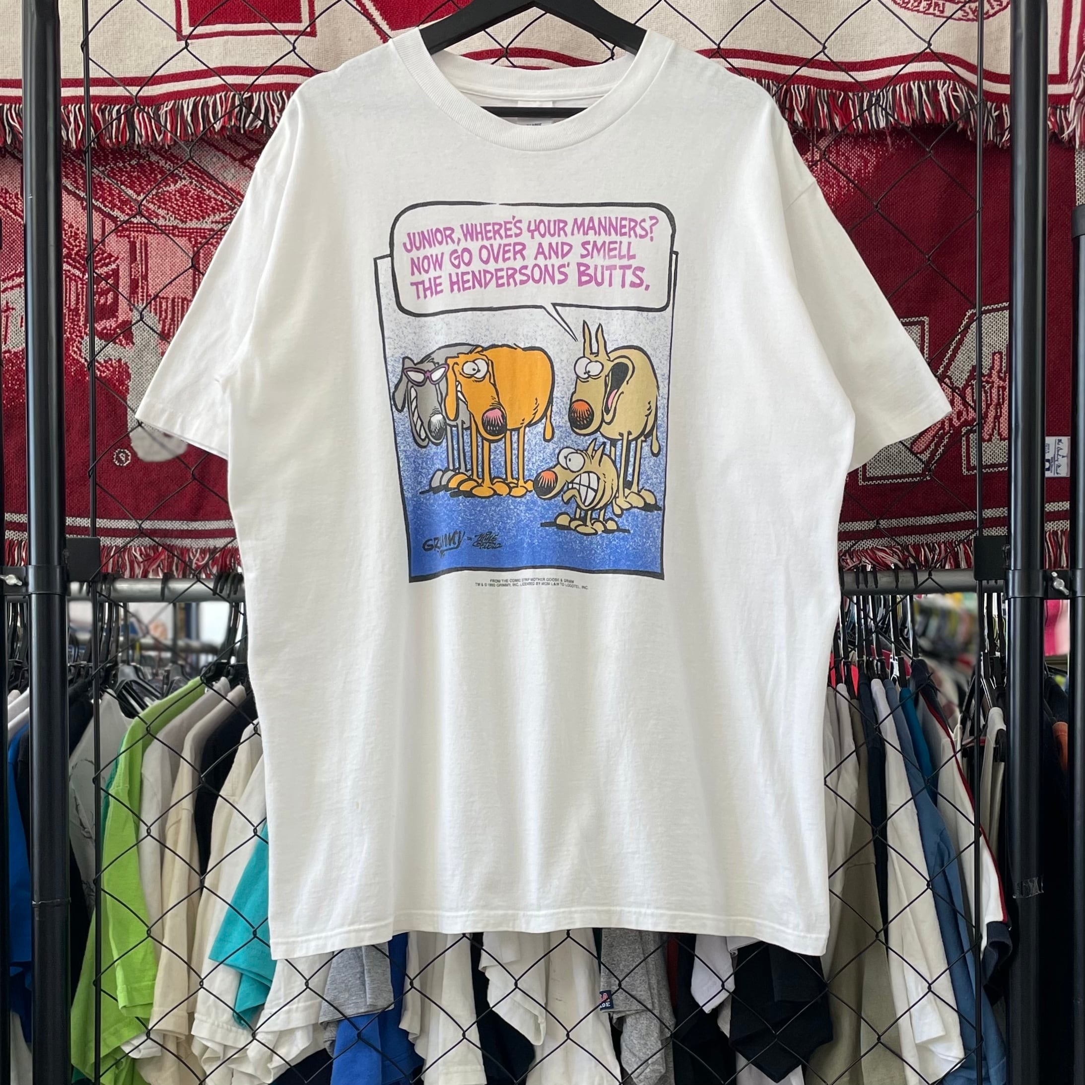 90s USA製 マザーグースアンドグリム tシャツ XL 古着 古着屋 埼玉 ストリート オンライン 通販 古着屋buyer's  -vintage store-