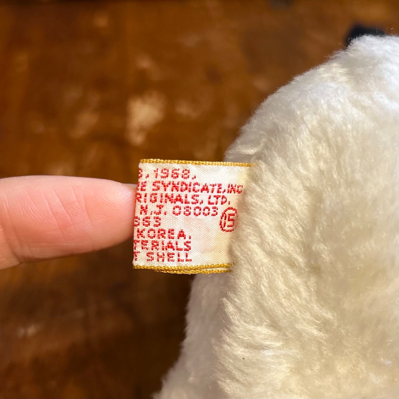 スヌーピー ピーナッツ ヴィンテージ ぬいぐるみ SNOOPY Vintage Plush Doll PEANUTS D-615