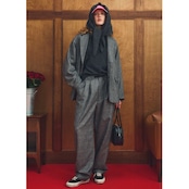 Oblada UNCONSTRUCTION JACKET(GLEN CHECK)