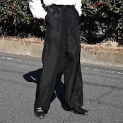 Nonnotte / Draw Cord Wide Straight Trousers