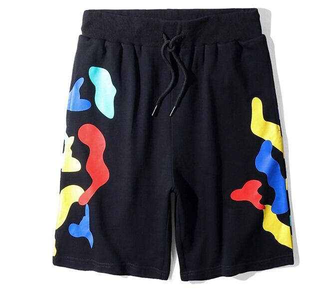 全1色 ハーフパンツ プリント カジュアル ストリート おしゃれ