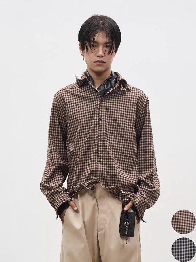 SOUTHFISH Wire Moldable Check Shirt