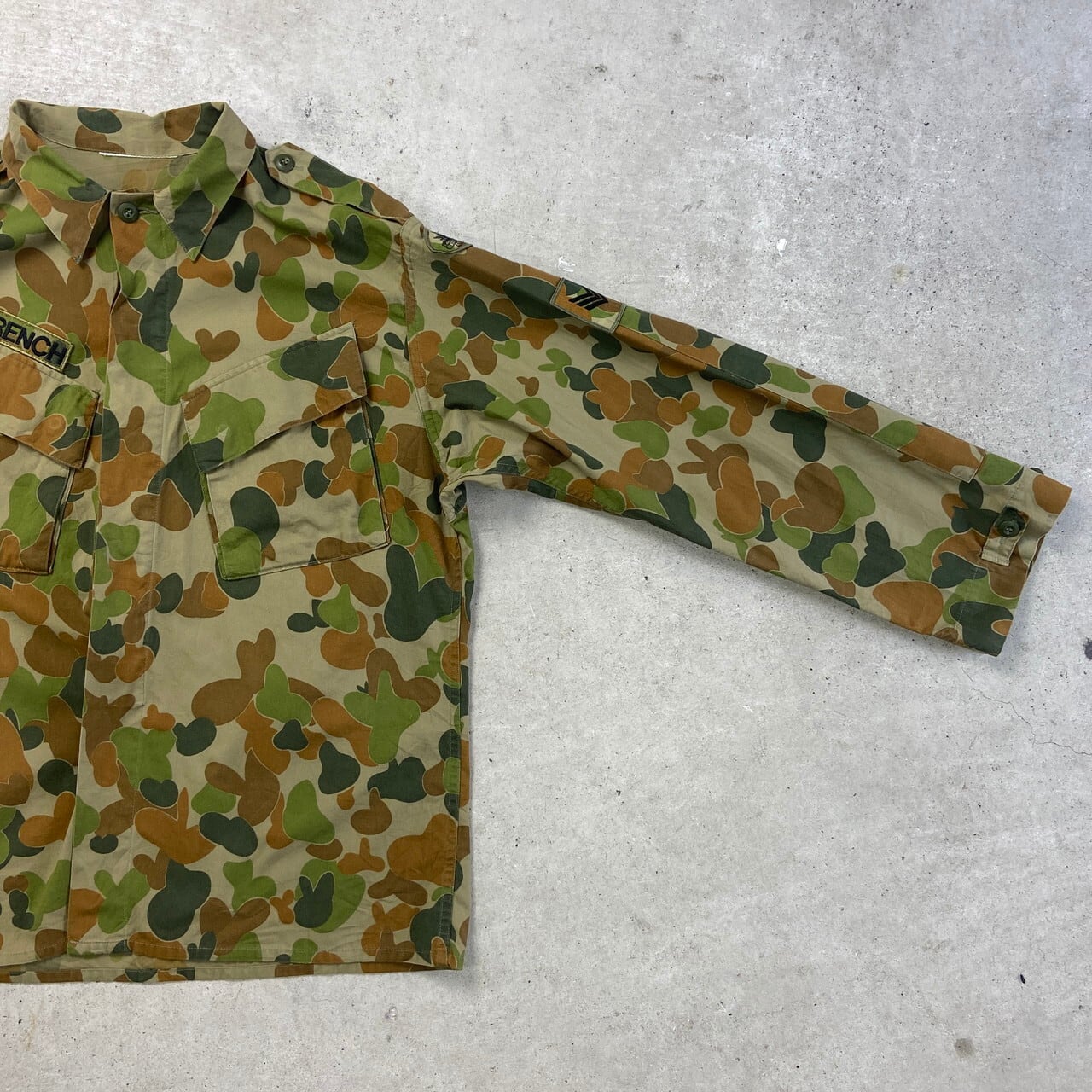 00年代 オーストラリア軍 FADA 迷彩 フィールドシャツ メンズXL相当