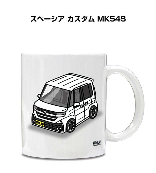 車種別ボディカラーが選べる マグカップ スズキ スペーシア カスタム MK54S