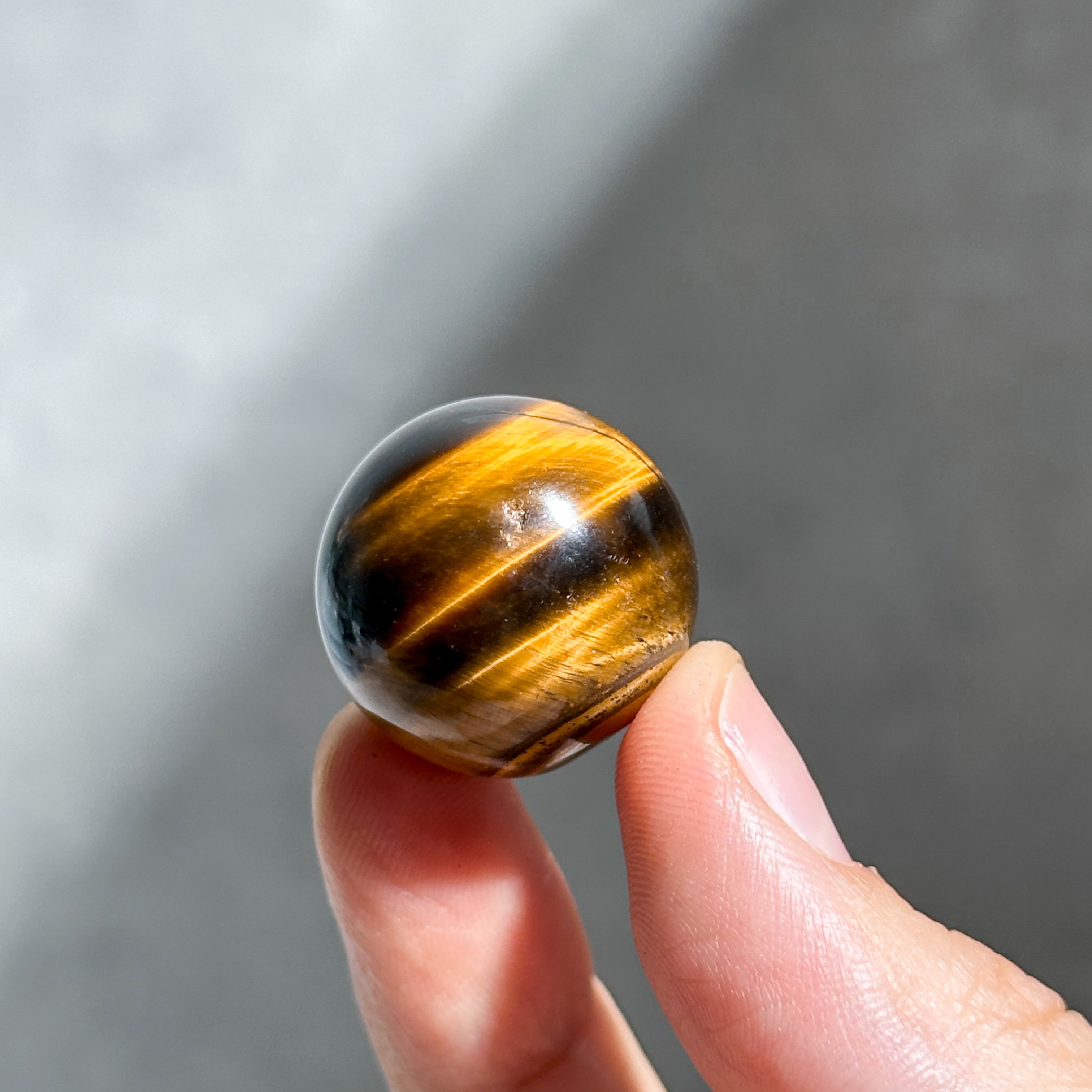 タイガーアイ スフィア（丸玉）32◇ Tiger's eye ◇天然石・鉱物
