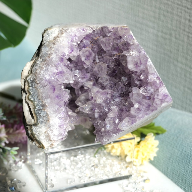 【やさしく包み込み、心を癒す】ラベンダーアメシストカペーラT25_3