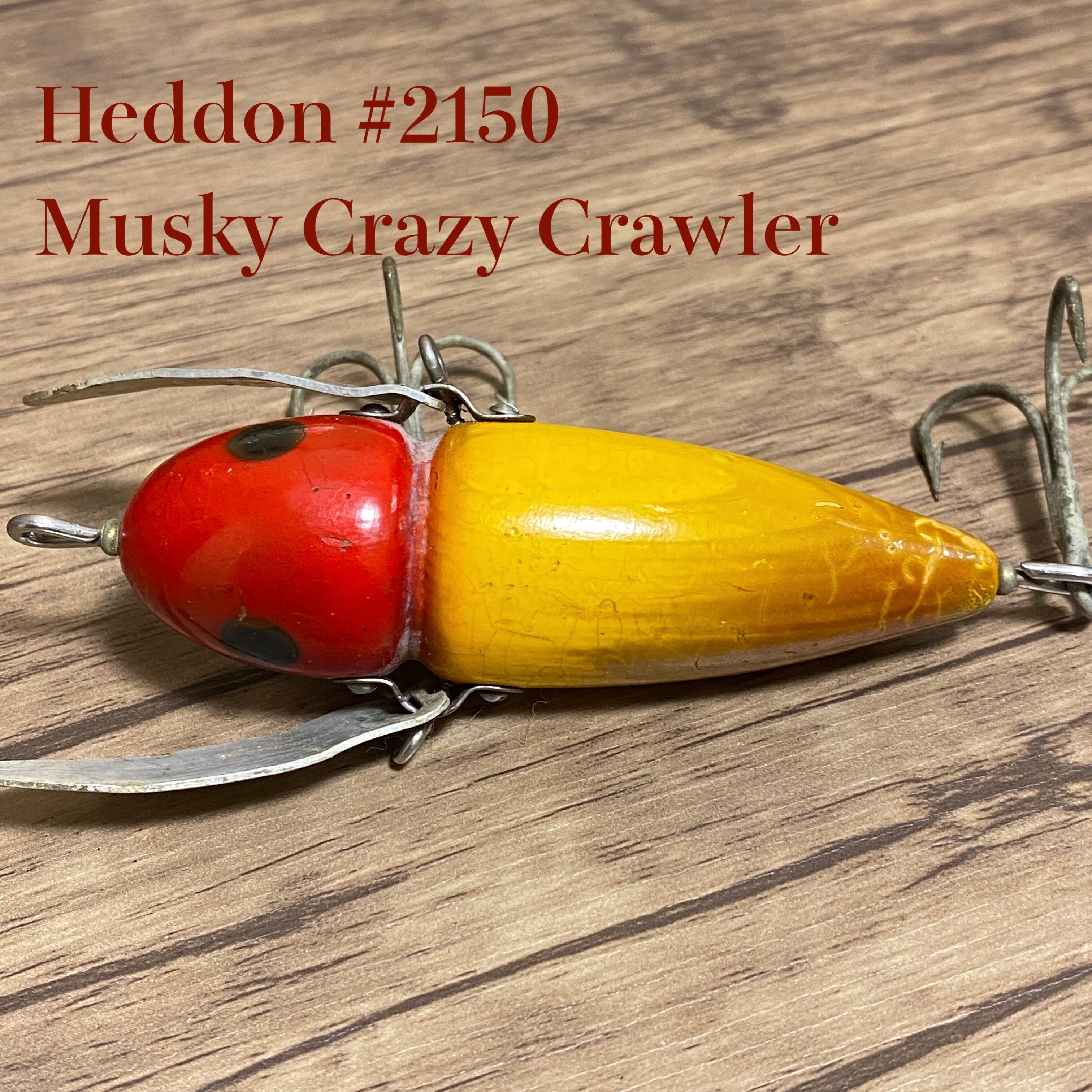 Heddon #2150 Musky Crazy Crawler Date:1939-1956