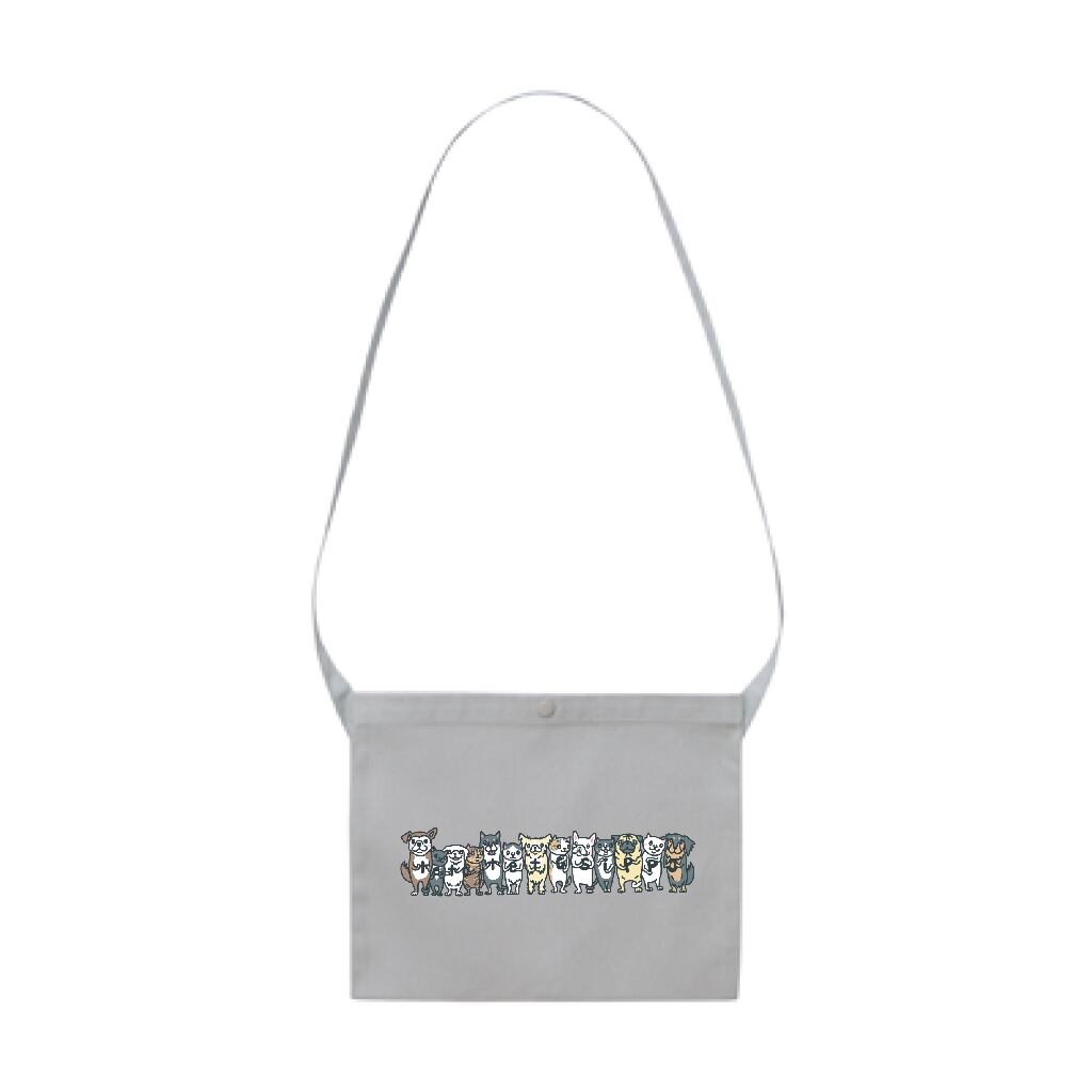 8.3oz レギュラーキャンバスサコッシュ(デザイン:シシマルGメン様)